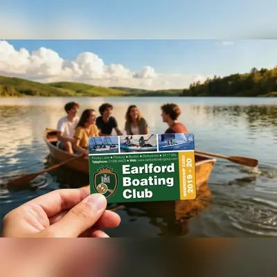 boating club membership card printing