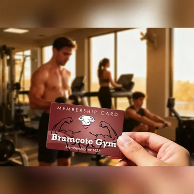 bodybuilding club membership card printing