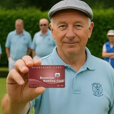 bowling club membership card printing