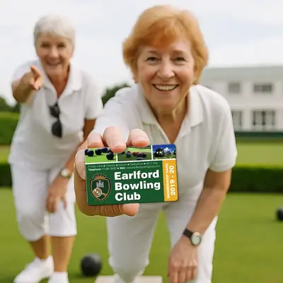bowling club membership card printing