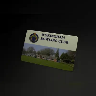 bowling club membership card printing