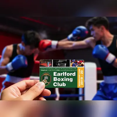boxing club membership card printing