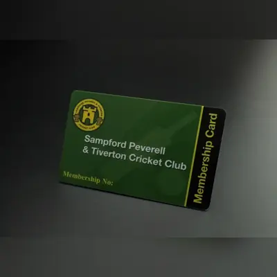 cricket club membership card printing