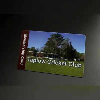 cricket club membership card printing
