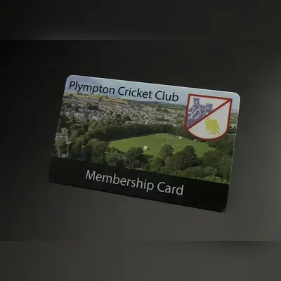 cricket club membership card printing