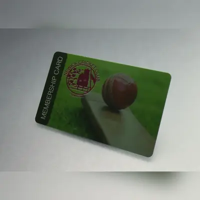 cricket club membership card printing