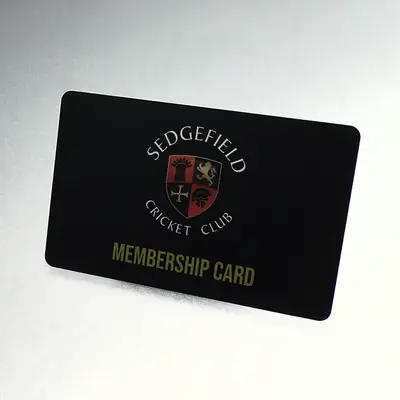 cricket club membership card printing