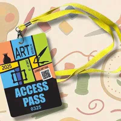 event pass printing for art fair