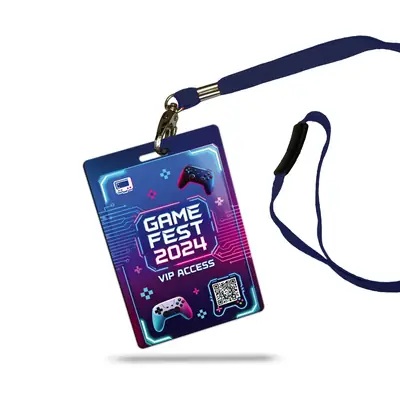 event pass printing for gaming convension