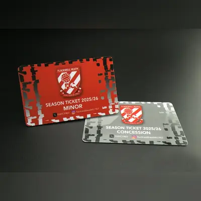 football club membership card printing