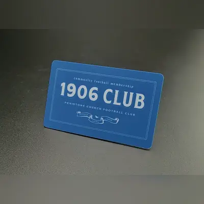 football club membership card printing