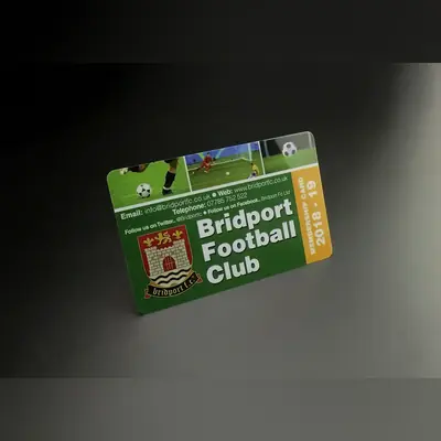 football club membership card printing