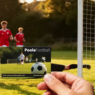football club membership card printing