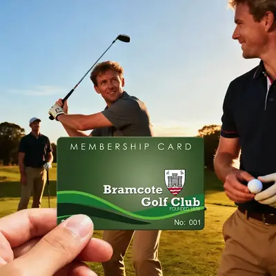 golf club membership card printing