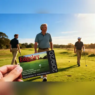 golf club membership card printing