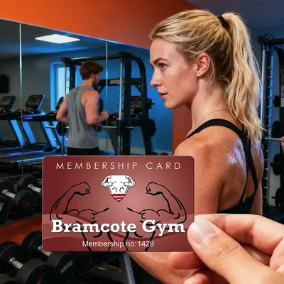 gym membership card printing