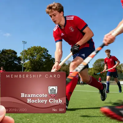 hockey club membership card printing