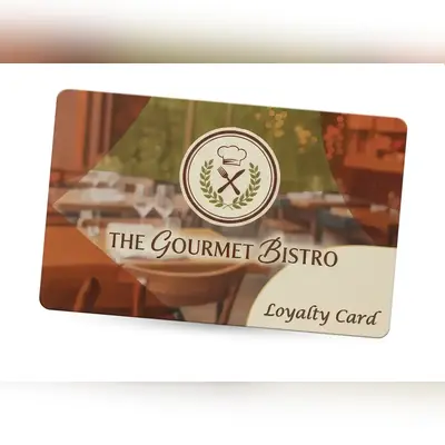 plastic loyalty card printing for the gourmet bistro