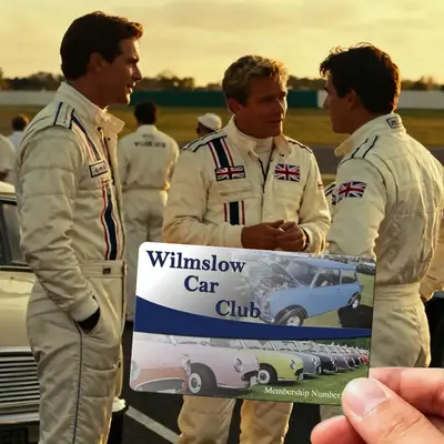 motorsport membership card printing 