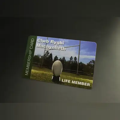 rugby club membership card printing