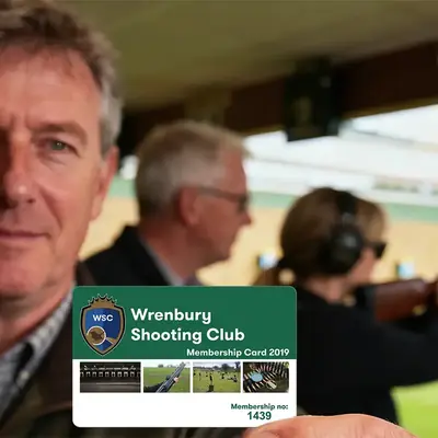 shooting club membership card printing