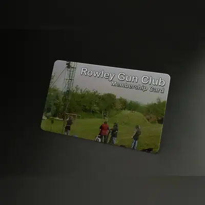 shooting club membership card printing