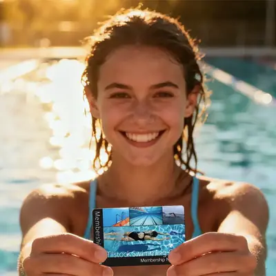 swimming club membership card printing