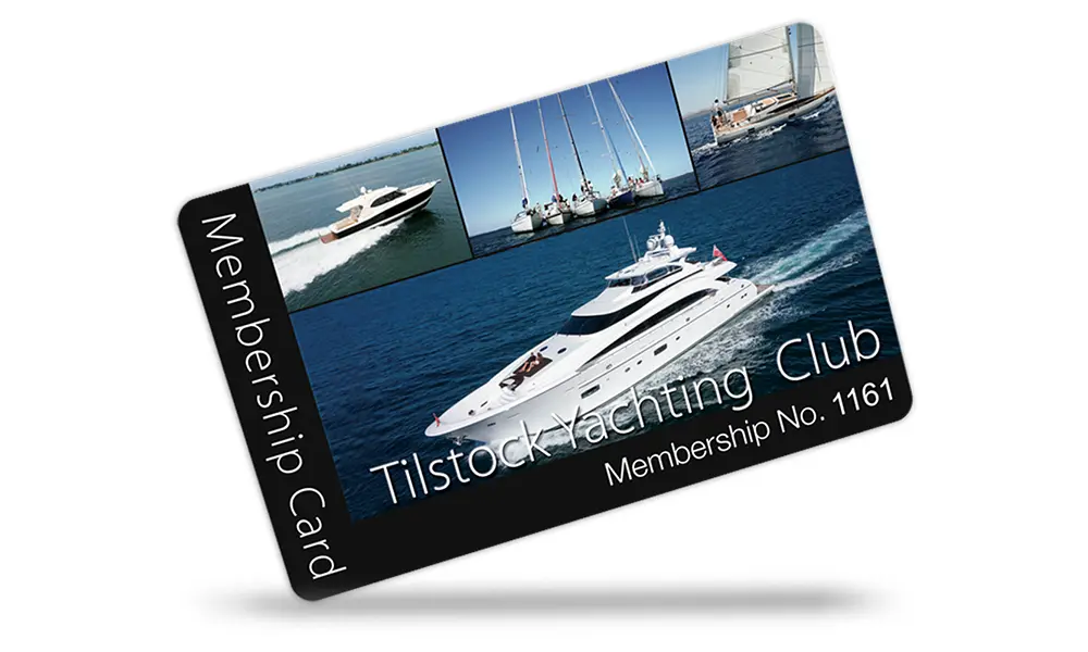 yachting club membership cards